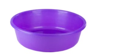 صورة حوض بلاستيك مسطح حجم كبير 60سم