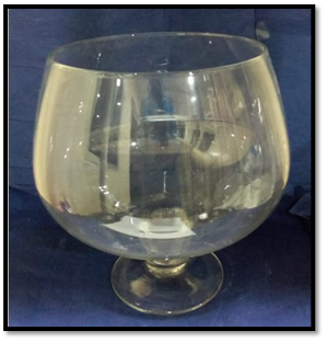 صورة حوض زجاجى بيد كاس 