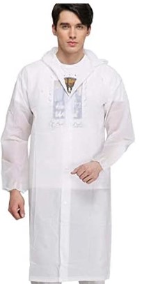 صورة لباس مطرى حماية  لون اصفر- بلاستيك خفيف