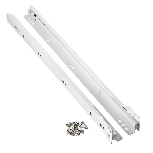 صورة شرائح درج باللون الأبيض 14" 35 سم - DRAWER SLIDES WHITE