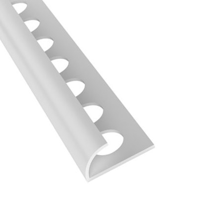 صورة زاوية سيراميك بلاستيك لون ابيض 9 ملى