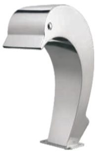 صورة نافوره الدولفين  الفولاذ المقاوم للصدأ 1250 مم*1000 مم