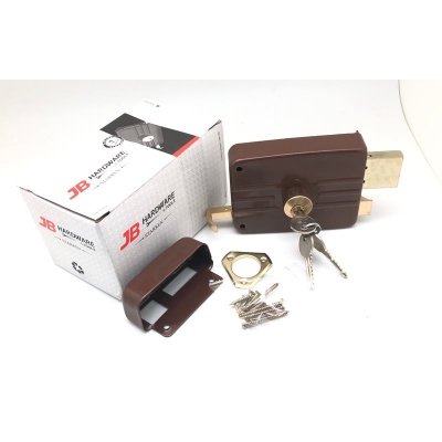 صورة قفل باب احمر 70 مم ESIO     (15)0