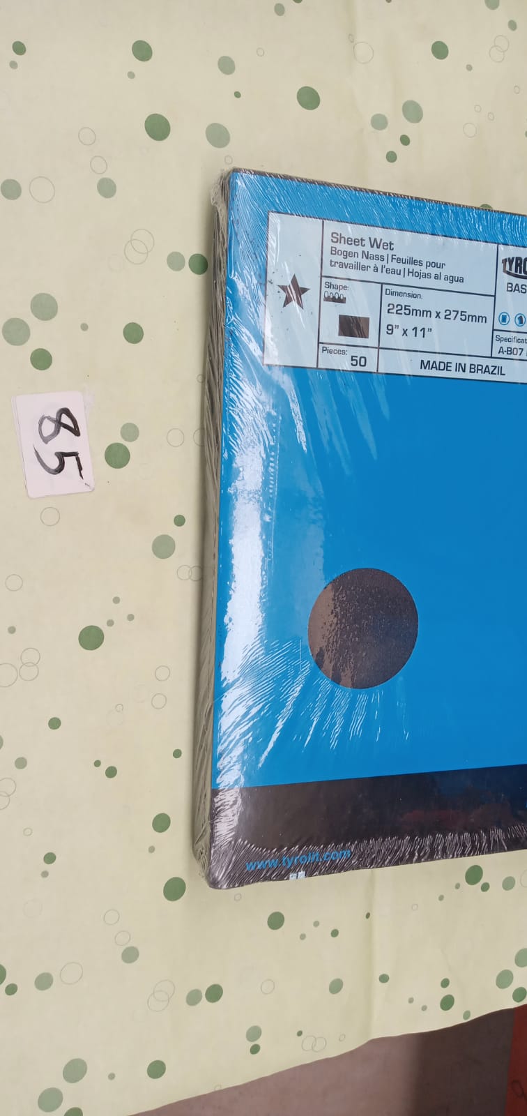 صورة ورق سنفره اسود  A 100  برازيللي  85