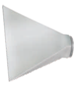 صورة  فوهة مروحيه ، فضي80 مم