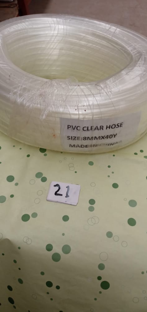 صورة هوز ابيض بي في سي  8  مللي * 40 يارد صيني  21 - ميزان مياة
