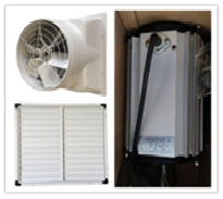 صورة مراوح مخروطية مصنوعة من الألياف الزجاجية التبريد 