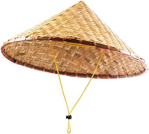 صورة قبعة بامبو خوص  مخروطية