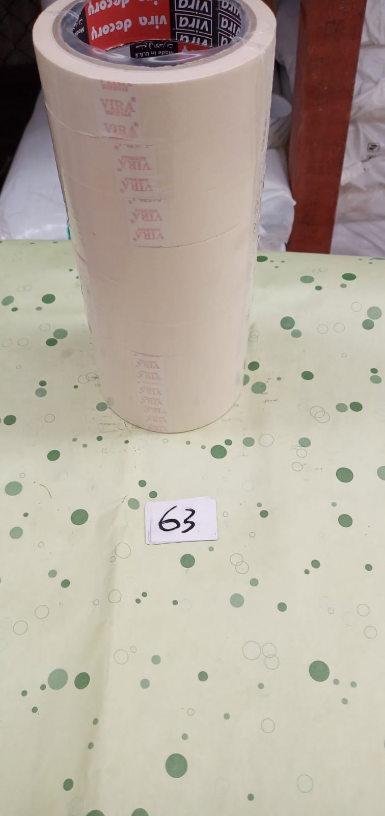 صورة تيب ابيض 1 انش * 25 يارد  فيرا  63