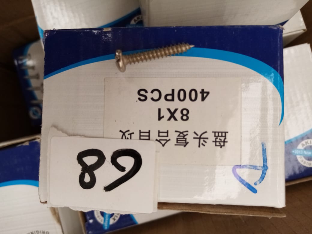 صورة SELF TAPPING NICKLE FLAT #8*1"(400)PCS (68)GAMALI