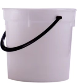 صورة سطل 10 لتر بغطاء ولها حامل 