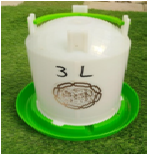 صورة سقايه مياه  3 لتر خضراء